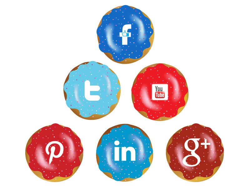 Social media explained with donuts! One Bright Spark